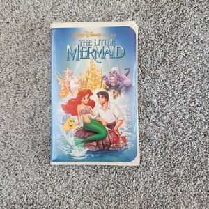 Disney The Little Mermaid VHS Classic Black Diamond Old Cover